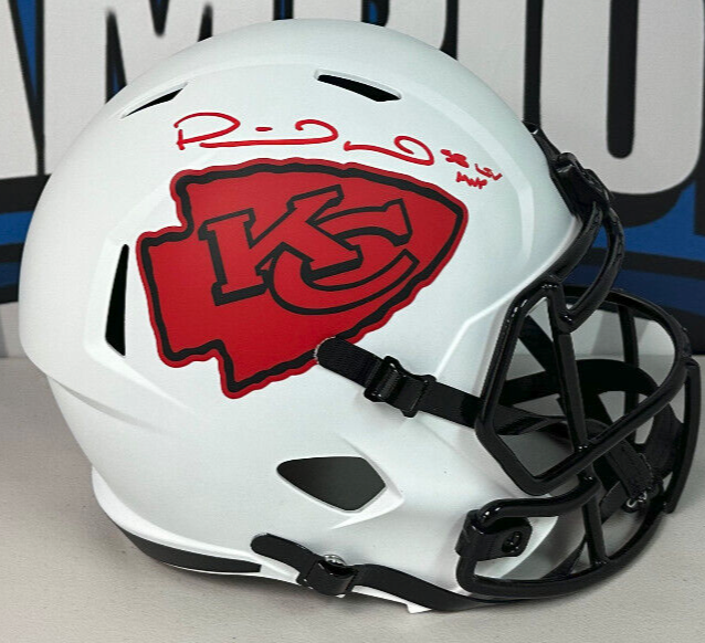 Patrick Mahomes Autographed Signed Kansas City Chiefs "SB LIV MVP" F/S Lunar Speed Replica Helmet Beckett 