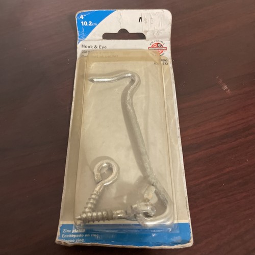 National Hardware N226-373 Zinc-Plated Steel General Purpose Hook & Eye 4 L in.