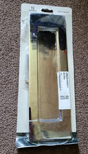 Plaque aux lettres victorienne SANDLEFORD (chrome) 305 x 100 mm