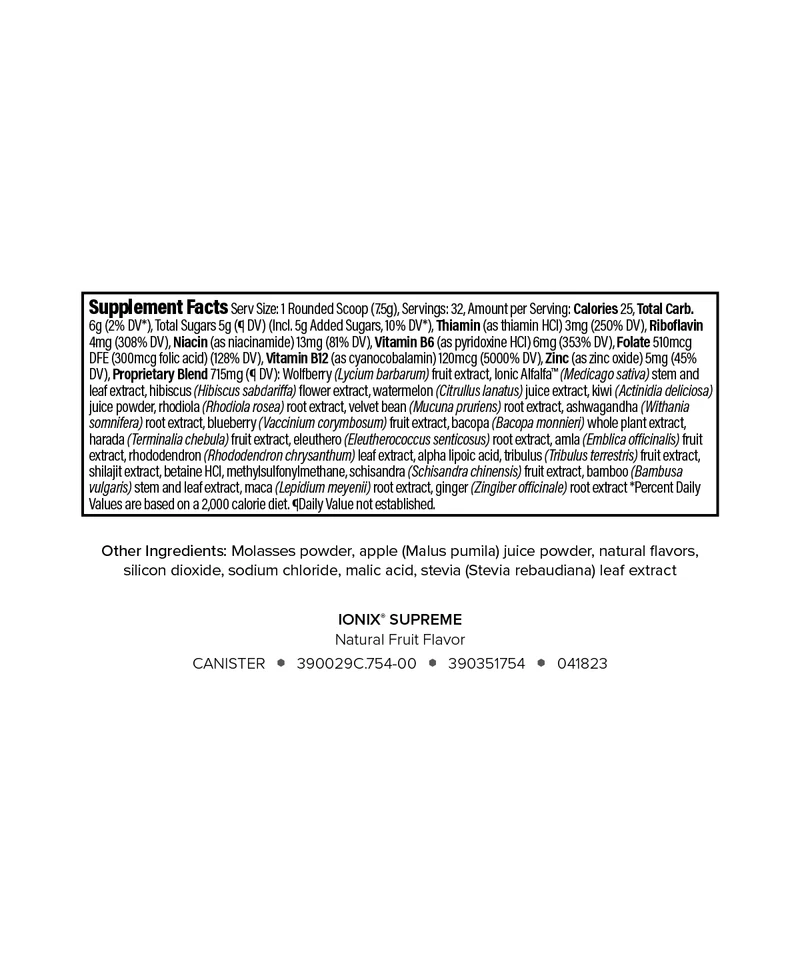 Isagenix Ionix Supreme sabor natural a fruta caducidad 27/06 Foto 2 de 2