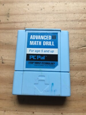 Vintage VTECH PC Pal Advanced III Math Drill Games For age 5 and up