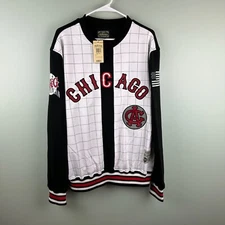 VTG Stall & Dean Chicago American CAG Baseball Sweatshirt Mens 2XL Black New NOS