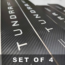 4pcs Car Threshold Strip Door Plate Sill Scuff Cover Stickers For Tundra