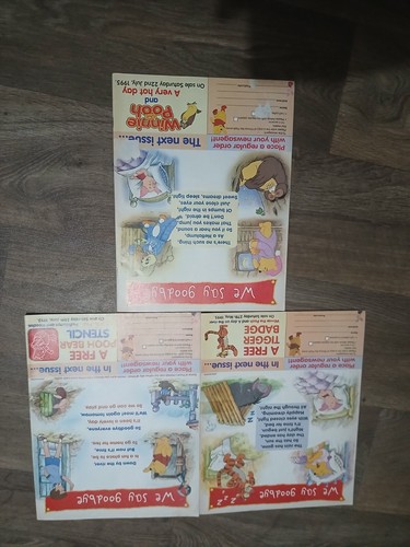 Winnie The Pooh: A Rainy Day Disney Magazine 1995 - Issue 1, 2 and 3 - 第 2/2 張圖片