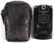 Sanyo Katana SCP-6600 - Black  Sprint  Very Rare Cellular Flip Phone - Bundled