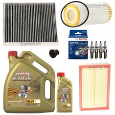 FOR VW ARTEON 2.0 TSI MK1 FULL SERVICE KIT WITH 4 X BOSCH SPARK PLUGS & CASTROL