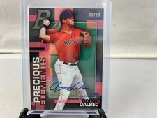 2020 Bowman Platinum Precious Elements Bobby Dalbec Red Sox Rookie Auto # 03/50