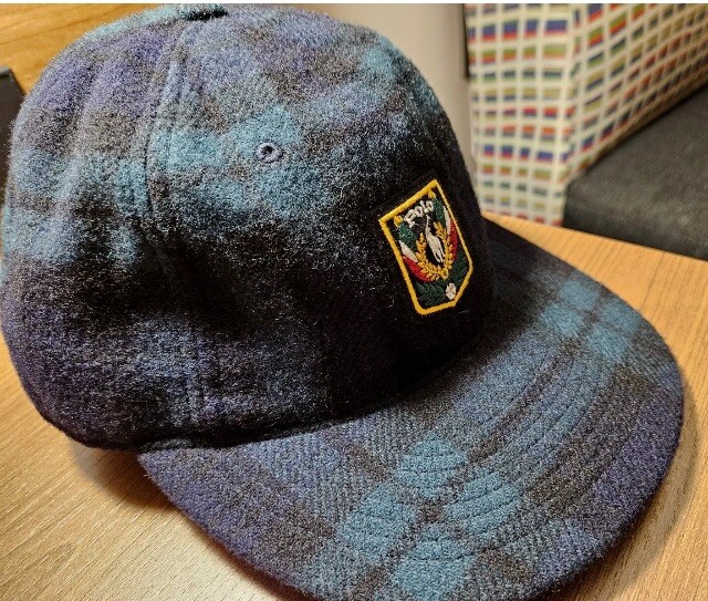 Polo Ralph Lauren Vintage Laurel Uni Crest Patch Cap Hat Stadium 