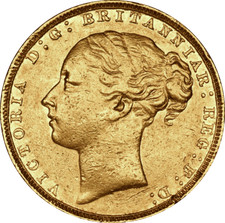 1879 Sovereign London Rare Victoria