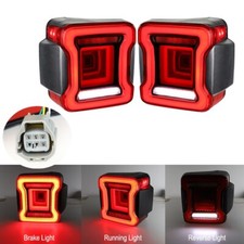 For Jeep Wrangler Jk 2007-2017 Rear Lr Led Tail Lights Brake Turn Signal Lamp