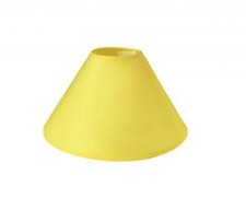 Cotton Fabric Coolie Light Shade Table or Ceiling Lampshade 3 Sizes 14 Colours