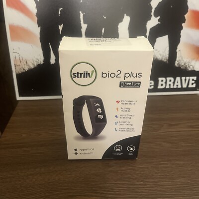Striiv Bio2 Plus Activity Tracker for Apple iOS & Android - Black