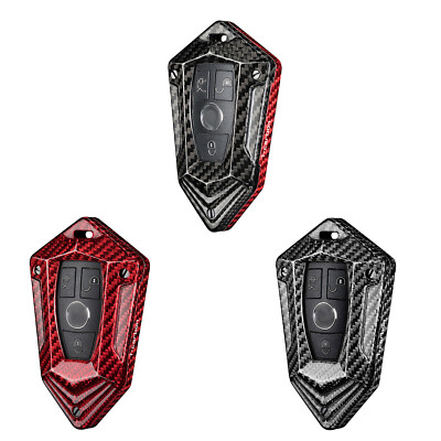 Fob Cover Case For MercedesBenz Carbon Fiber Anti Scratch Decorative Key Shell