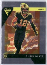 Chris Olave Rookie RC 2022 Panini Chronicles Flux Base #FX-7 New Orleans Saints
