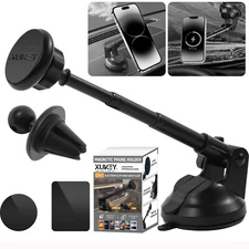 ALUMINUM Magnetic Car Dashboard Windshield Air Vent Phone Holder Mount Stand US
