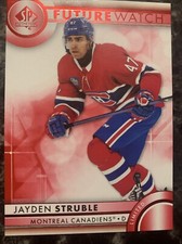 Jayden Struble  2023-24 Sp Authentic Hockey  Future Watch Limited Red