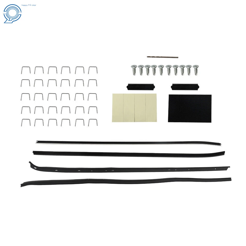 Window Sweeps Felts Kit Set of 4 Fit For Chevy Camar/ Pontiac Firebird 1970-198 Foto 2 de 4