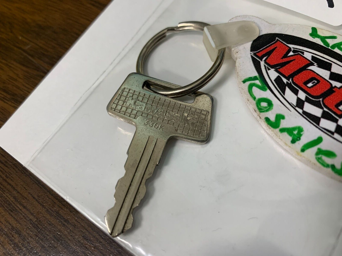 Used Vintage Original OEM Kawasaki Ignition Key 336K KEYB | eBay