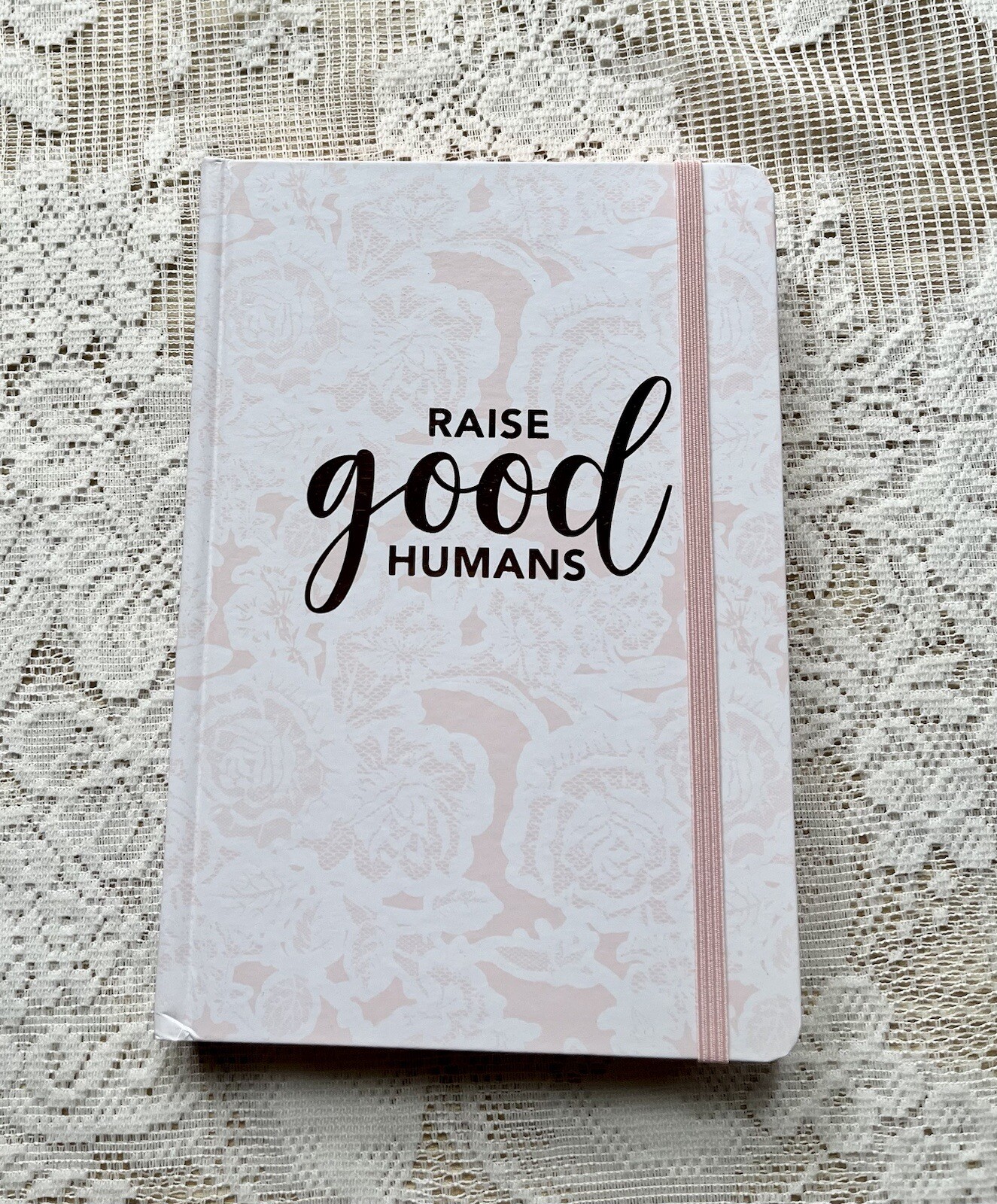 Pink 6.5x8.5 In 160-Page Journal Diary Notebook to Raise Good Humans-image