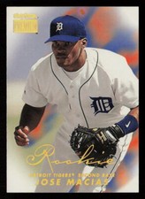 Jose Macias 1999 SkyBox Premium #235a RC Rookie Detroit Tigers Baseball Card
