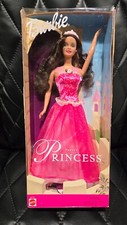 NEW Brunette Pretty Princess Barbie Mattel 2001 52773