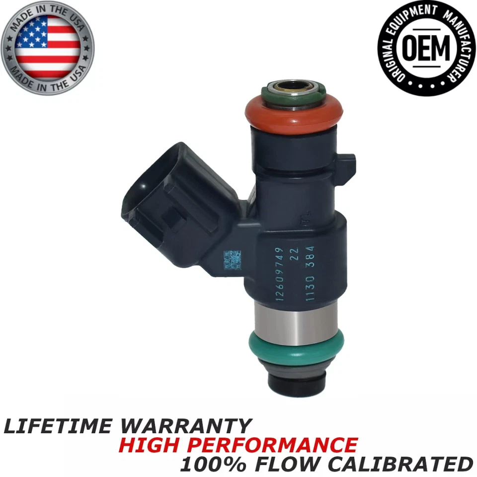 NEW x8 OEM DENSO FUEL INJECTORS FOR 2009-2013 Cadillac Escalade EXT 6.2L V8 - Image 2 of 4