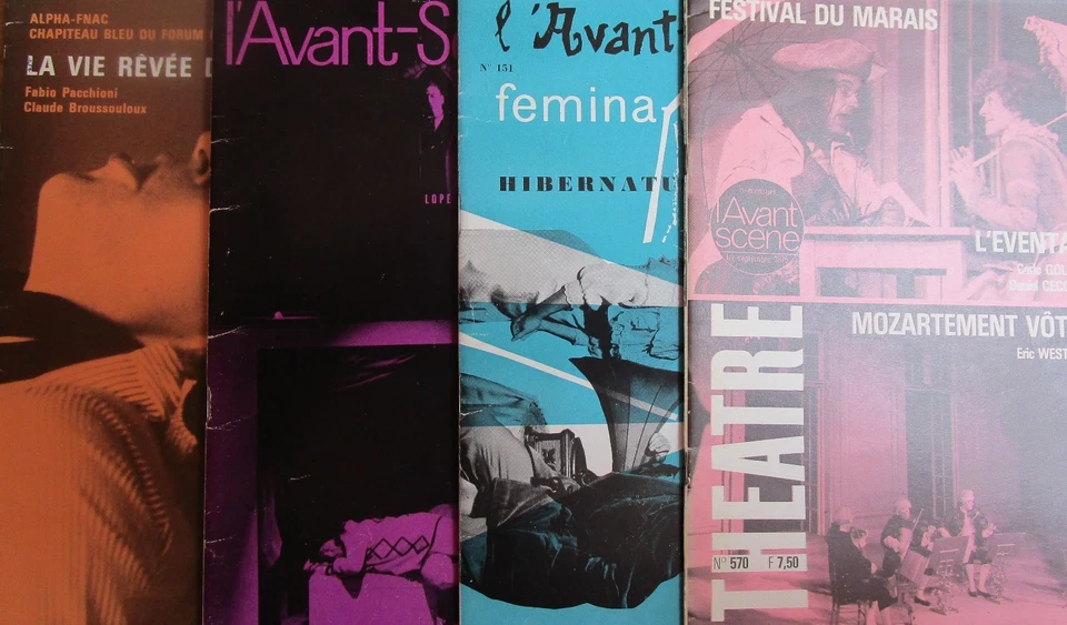 Lot 4 rares revues "L'avant -Scène THEÂTRE" Hibernatus, Lope de Vega, etc. - Photo 1/1