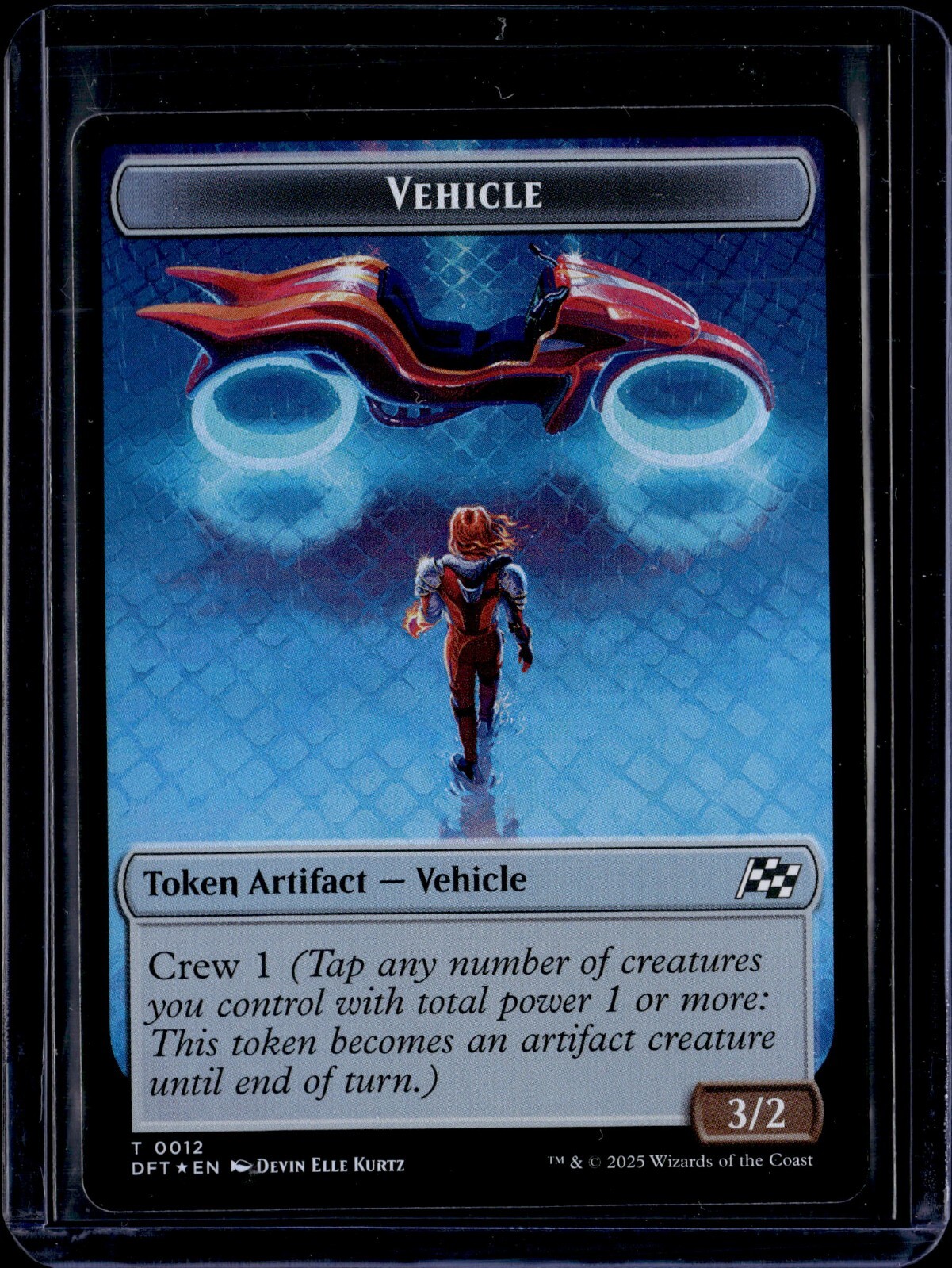 Vehicle 12 / Pilot 1 - Token - Foil - DFT - NM - MTG Magic the Gathering
