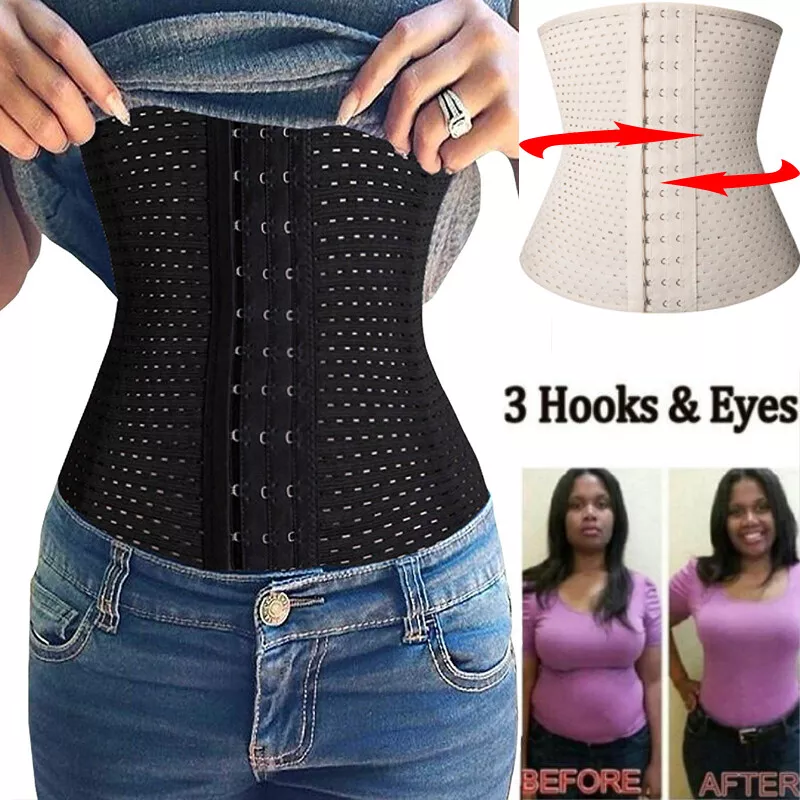 Ladies Corset Waist Trainer Body Shaper Shapewear Underbust Cincher Tummy  Belt