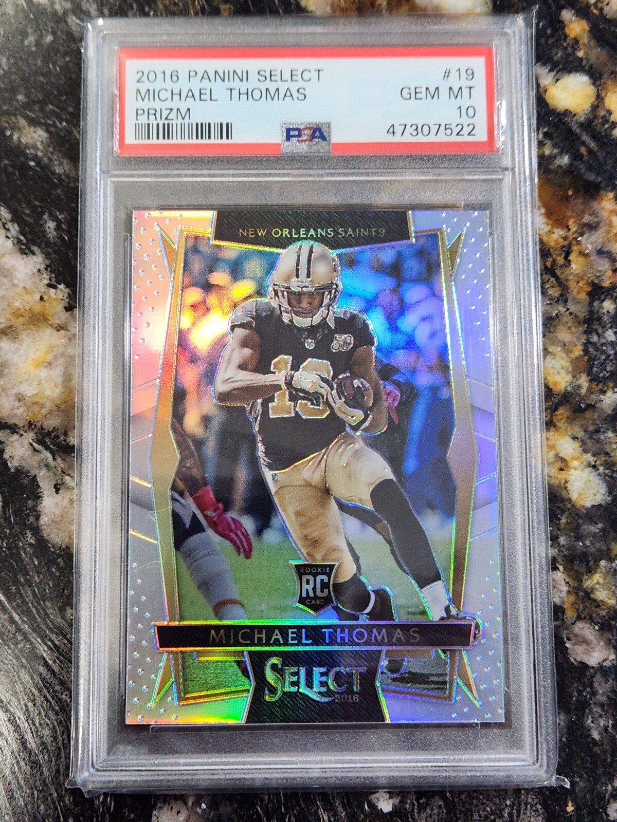 2016 Michael Thomas RC # 19 Select Silver Prizm Psa 10 Gem Mint!!!