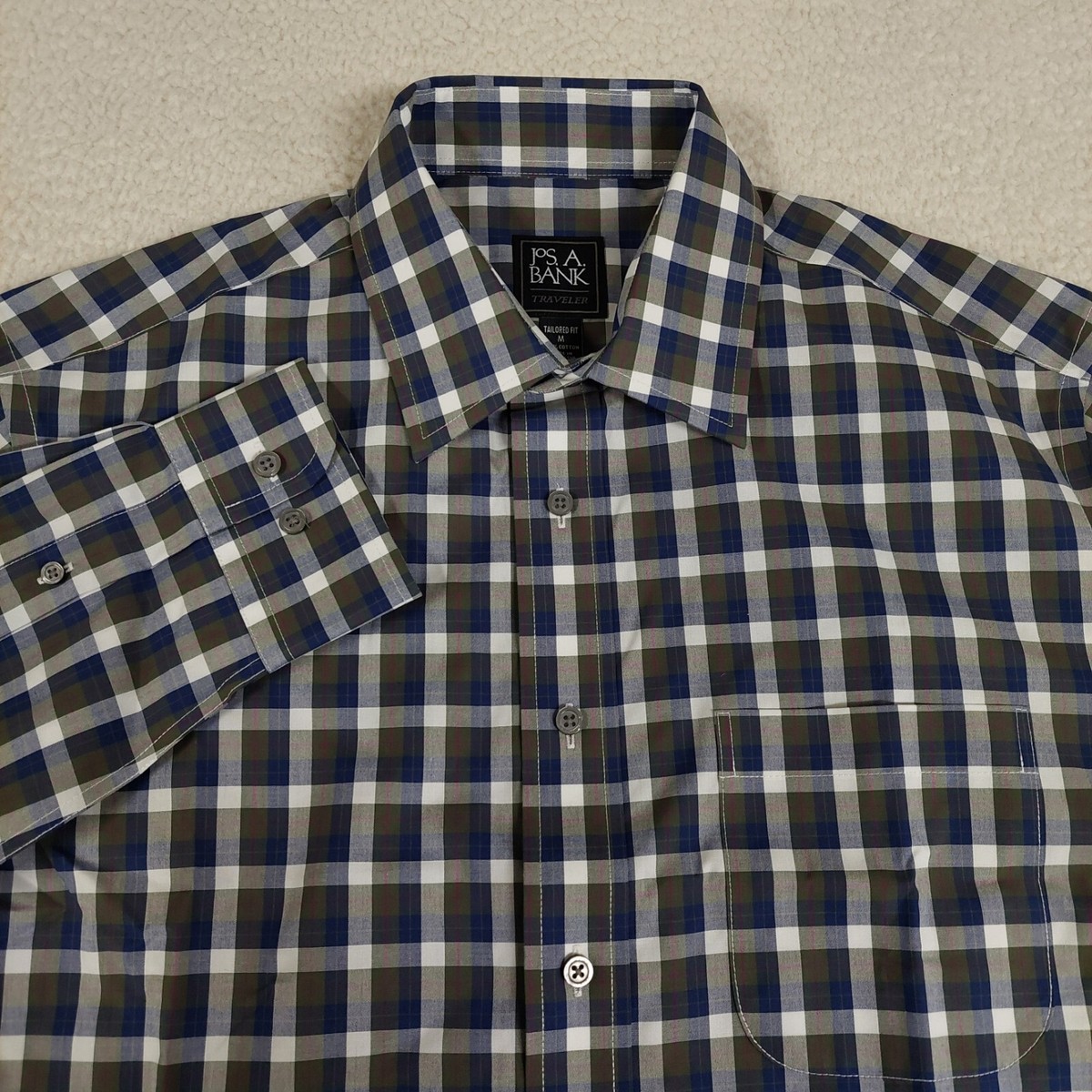 Jos A Bank Dress Shirt Size Chart Lyst Jos. A. Bank Traveler