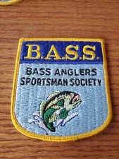 B.A.S.S. Bass Anglers Sportsman Society Fishing Patch New 4" p4