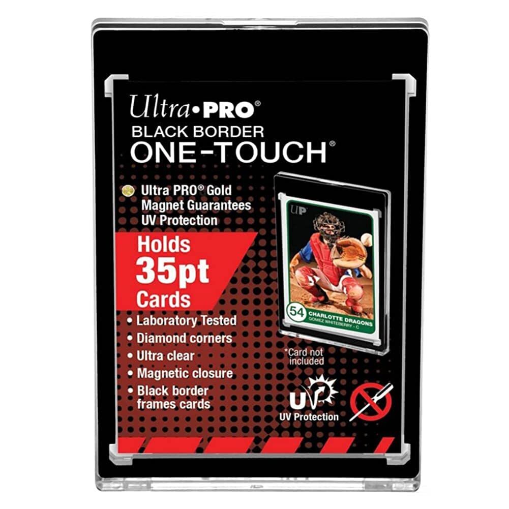 Ultra Pro Card Storage Accessories One-Touch Magnetic Holder - 35pt Black Border