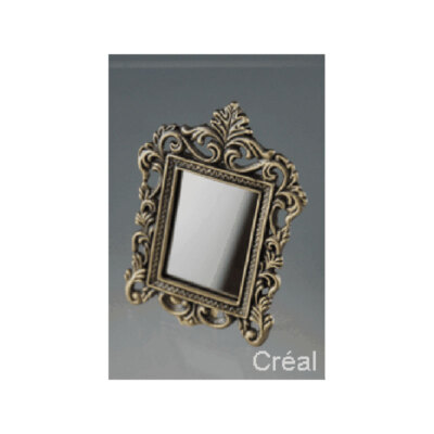 Creal 73414 antiker Spiegel mit goldenen Rahmen 1:12 für Puppenhaus NEU!#