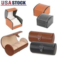 Single /3 Slots Watch Display Box Leather Travel Case Wrist Watch Storage Pouch