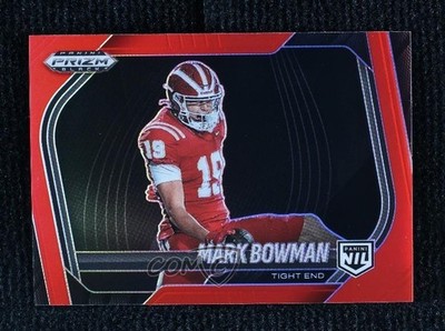 2025 Panini Prizm Black Prospects Extended Red 53/299 Mark Bowman #200 0j3l