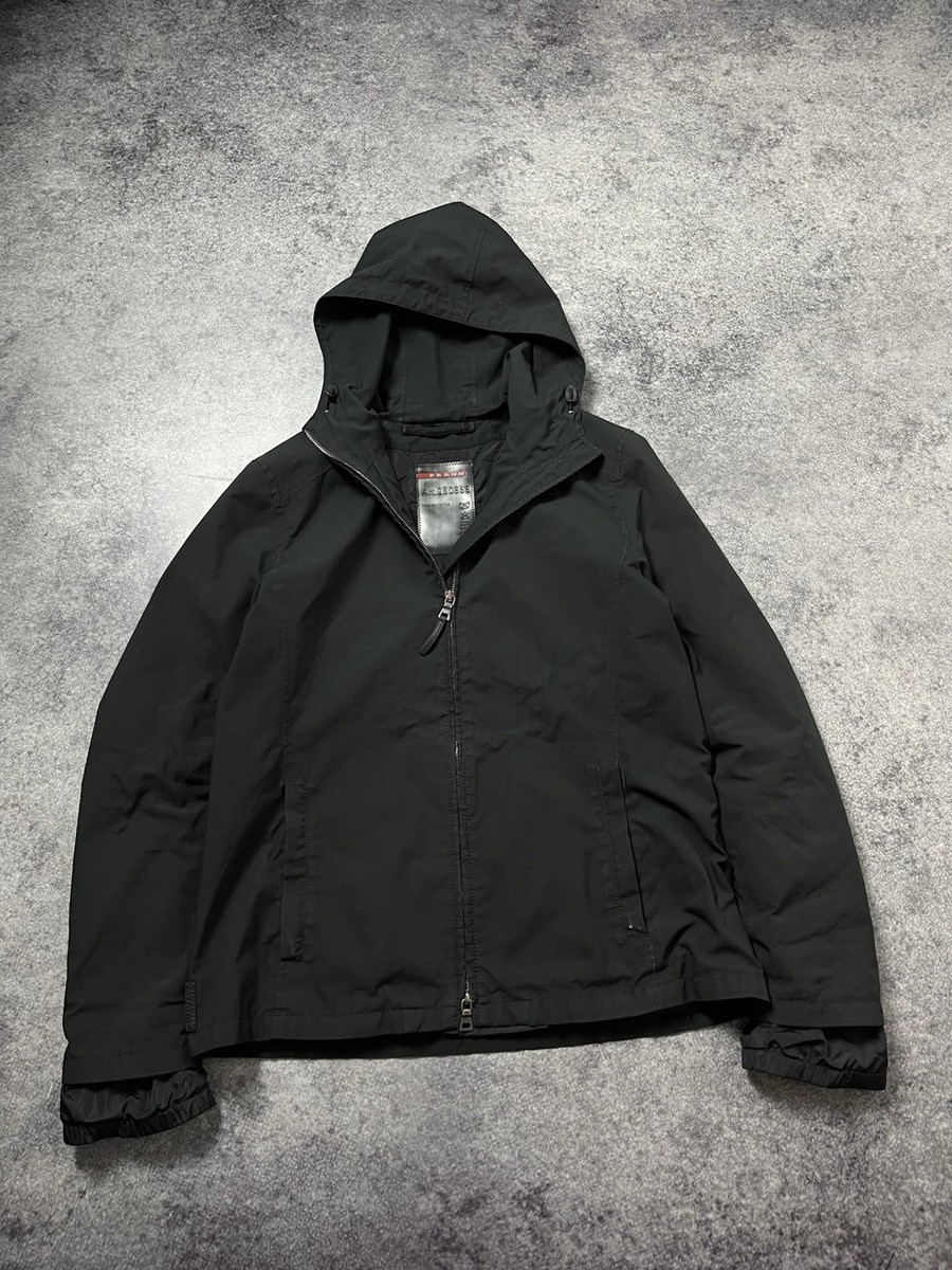 🔥00's Prada Sport Tab Archive Vintage Hooded Y2k Jacket | eBay