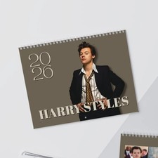 Harry Styles 2026 Wall Calendar, Minimalist Home Office Decor,Celebrity Fan Gift