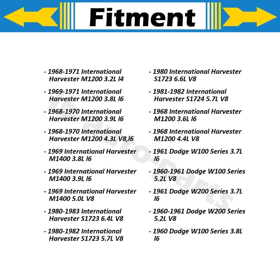 Manguera de freno delantera derecha para International Harvester M1200 4,4 L 1968 Foto 4 de 4