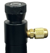 R744 Frosty-Freeze Adapter Version 1 Cylinder to 1/4" Male Flare On/Off Valve