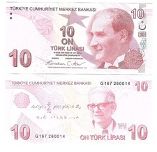 Turkey - 10 Lirasi 2009 ( 2025 ) UNC P. 223g - Serie G Lemberg-Zp