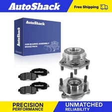 Front Ceramic Pads Hub Bearing Assemblies for 2019-2023 Nissan Altima