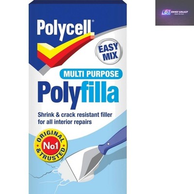 Polycell Mehrzweck Pulverfüller 450g - Wasserdichte Wandreparaturlösung