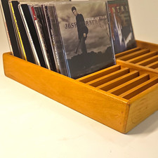 Napa Valley Box Company Wood CD/DVD Storage Tray Organizer 17x11x2 Brown