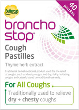 Bronchostop Cough Pastilles (40 Pastilles) - Relief for 40 Count (Pack of 1)