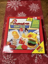 1997 McDonald  s McDonaldland Happy Meal Cheese Burger 30 Piece Food Set  N24 