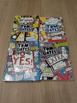 Tom Gates 4 Book Bundle - Liz Pichon - Scholastic - Free Same Day Dispatch