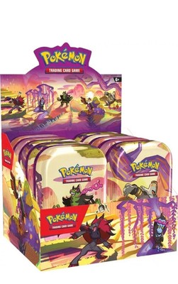 POKEMON TCG SHROUDED FABLE MINI TIN DISPLAY ENGLISCH NEU OVP CASE 4 DISPLAY