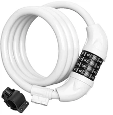 Titanker Bike Lock, Bicycle Lock 4 Feet Cable Lock 1/2 Inch Resettable Bike Lock