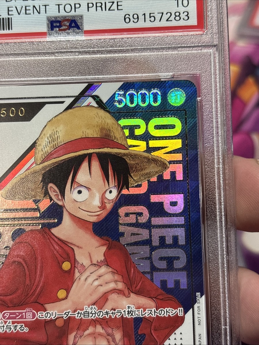 Sequential PSA 10s Monkey D Luffy Serial 058/500 & 059/500. Once